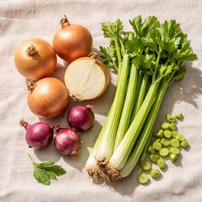 洋葱和芹菜