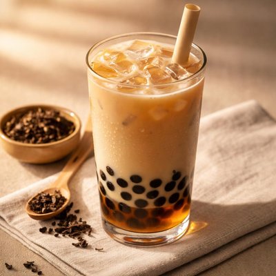 Oolong bubble tea