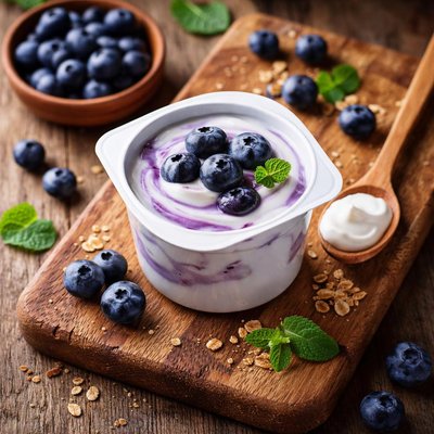 Optimal yoghurt bluberry