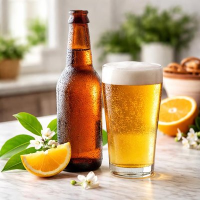 Orange blossom pilsner