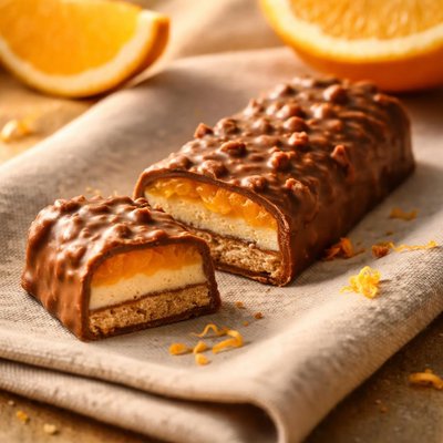 Orange candy bar