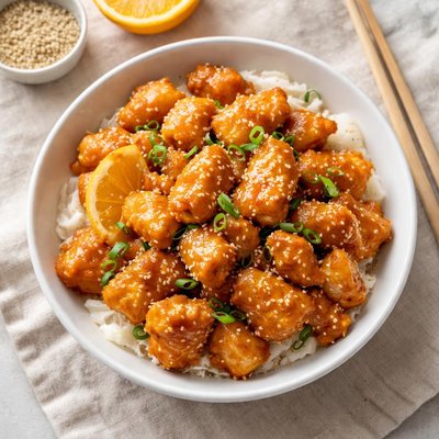 Orange chicken homeade
