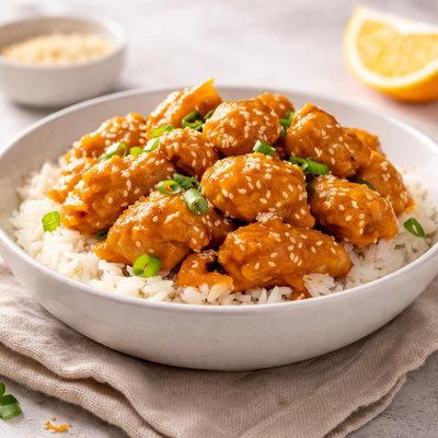 Orange chicken homemade