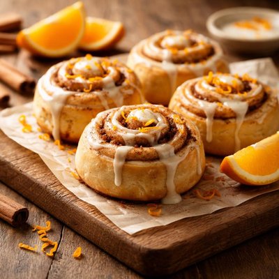 Orange cinnamon rolls