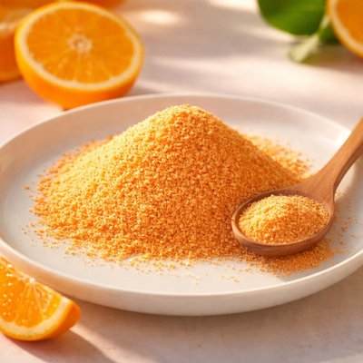 Orange flavored laxative