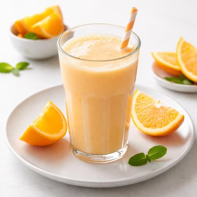 Orange flavoured milk