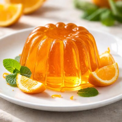 Orange jello