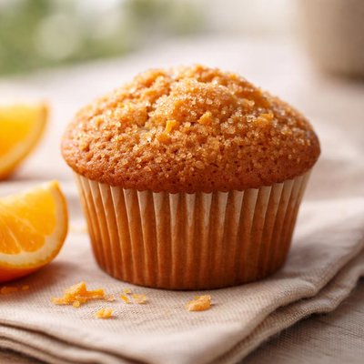 Orange muffin