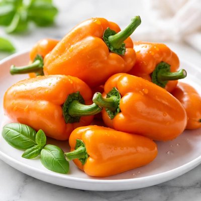 Orange peppers