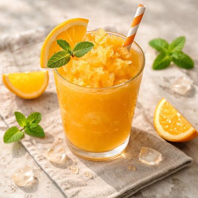 Orange slushie