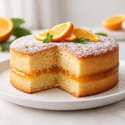 Orange sponge cake