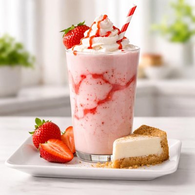 Oremier protien strawberry cheesecake shake