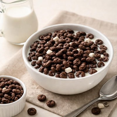 Oreo cereal and milk