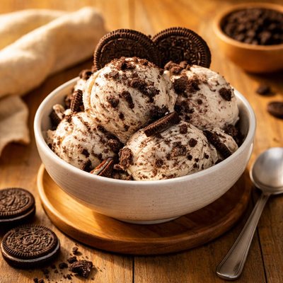Oreo flavored ice cream