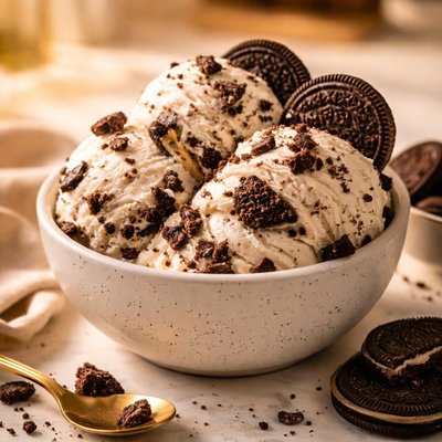 Oreo flavoured ice cream