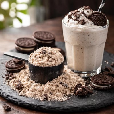 Oreo ghost protein powder