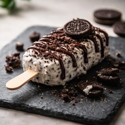 Oreo ice cream pop