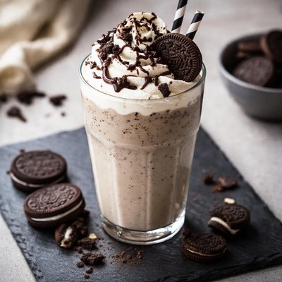 奥利奥奶昔带奶油