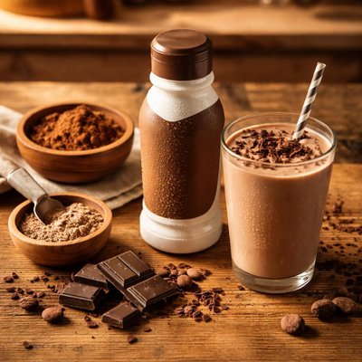 Orgain chocolate plant protein shake
