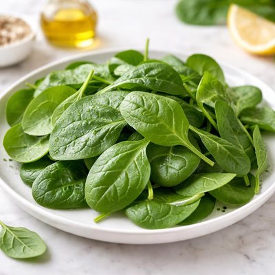 Organic baby spinach