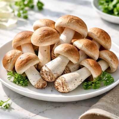 Organic beach mushrooms