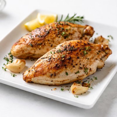 Organic bone-in chicken breast