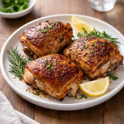 Organic bone-in chicken thigh