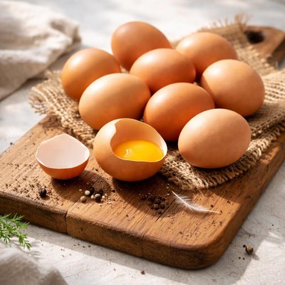 Organic brown eggs