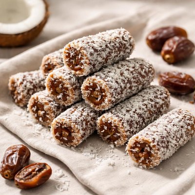 有机椰子枣卷