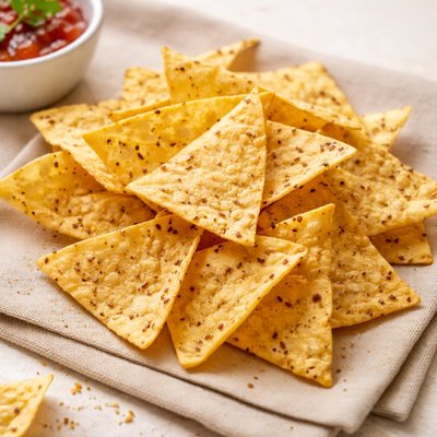 Organic corn tortilla chips