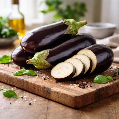 Organic eggplant