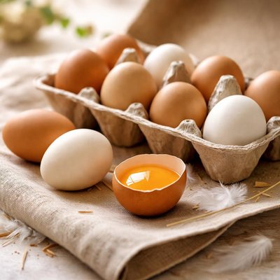 Organic free range eggs