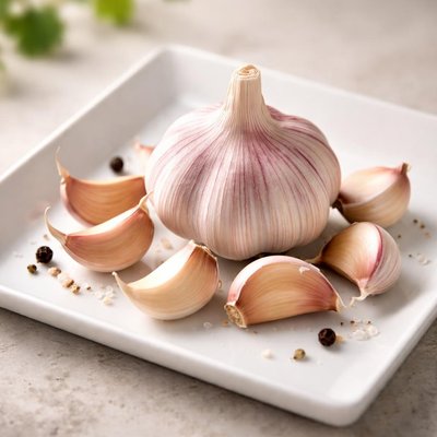 Organic garlic clove