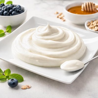 Organic greek plain nonfat yogurt