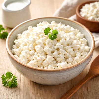 Organic low-fat cottage cheese
