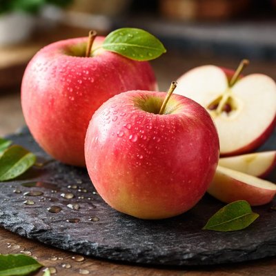 Organic pink lady apple