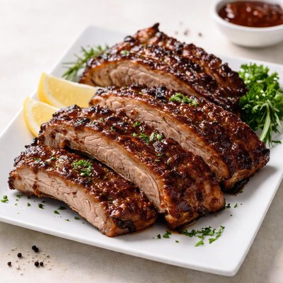 Costilla de cerdo orgánica