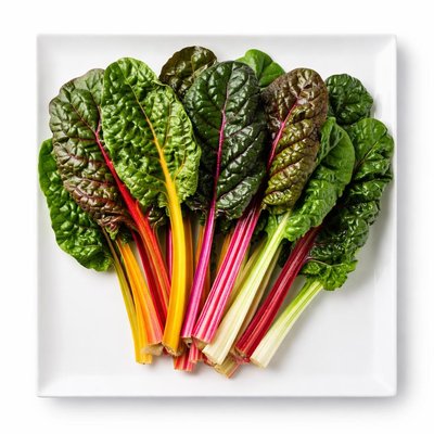 Organic rainbow swiss chard