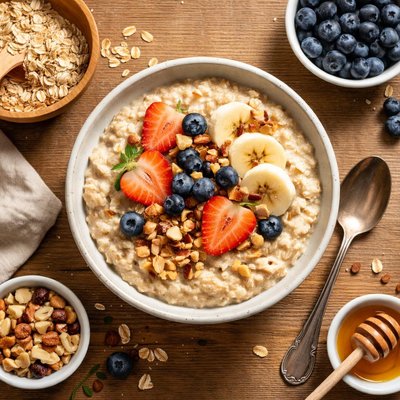 Organic rolled whole grain oatmeal