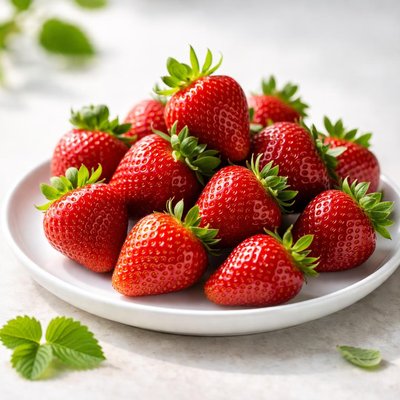 Organic strawberries