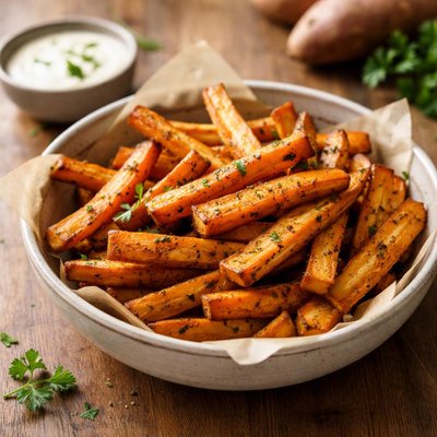 Organic sweet potato sticks