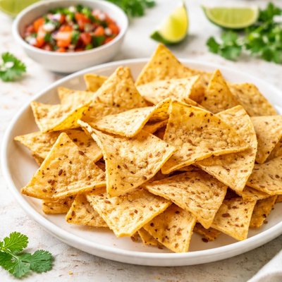 Organic tortilla chips