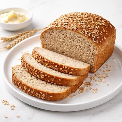 Organic wheat bread