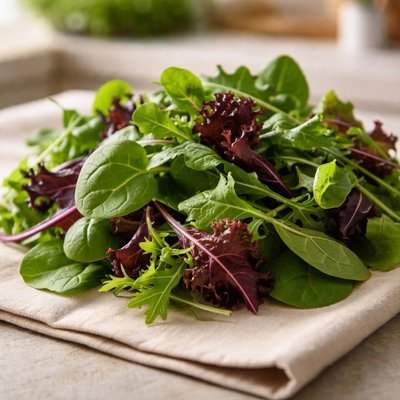Orgenic mixed greens