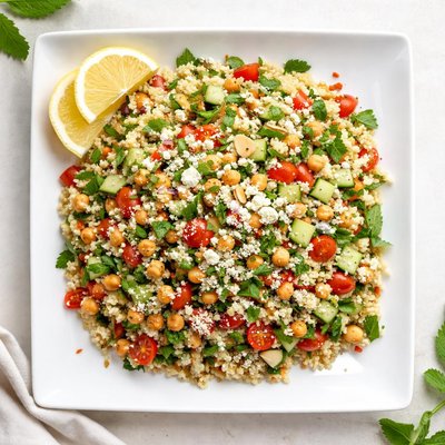 Orientalischer cous-cous salat