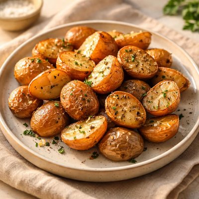 Oven-baked potatoes
