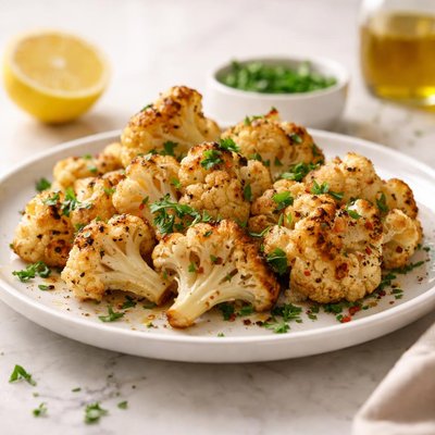 Oven baked cauliflower