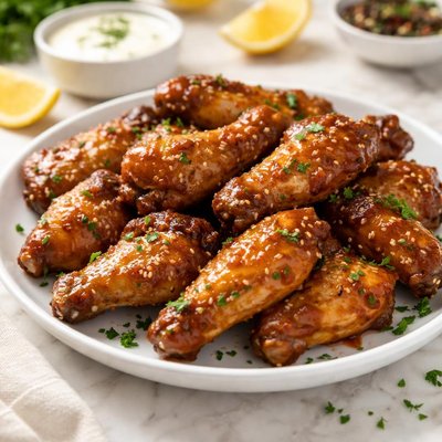 Oven baked chicken wings
