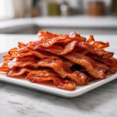 Oven cooked bacon