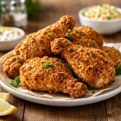 Oven fried chicken